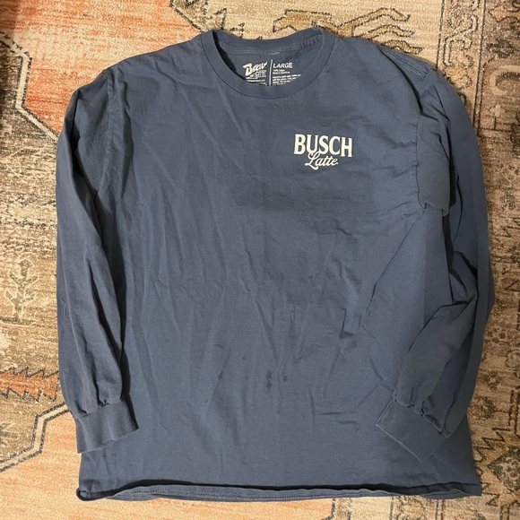 Mens large Busch latte long sleeve - Picture 2 of 4